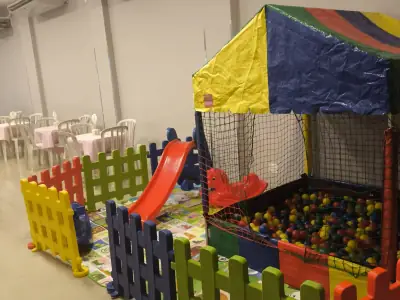 Aluguel de área baby completa para festa na Barra da Tijuca